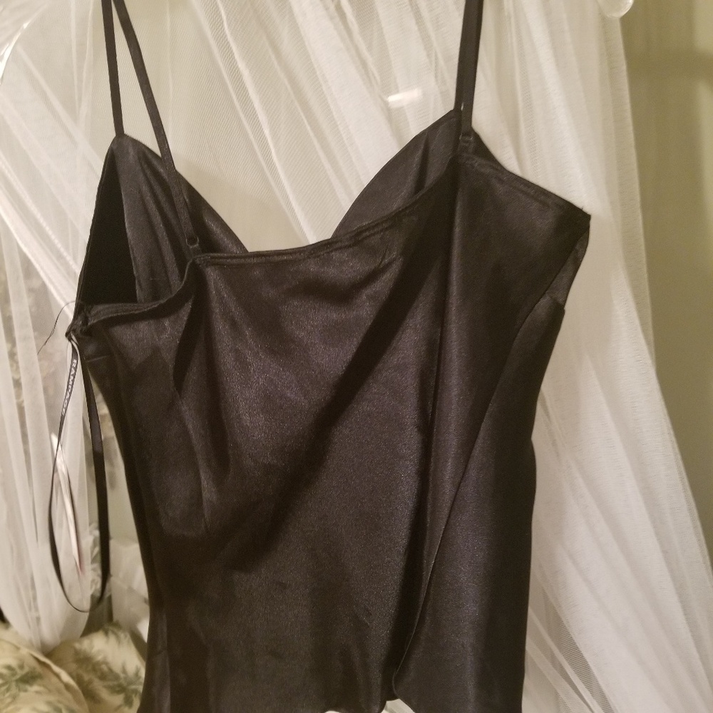 Rampage Black Satin Jeweled Camisole - Picture 2 of 3